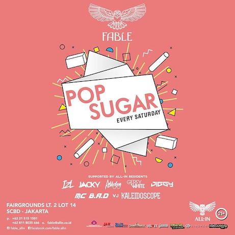 Pop Sugar, party, bar, cider, Bali, tropical, Indonesia, event
