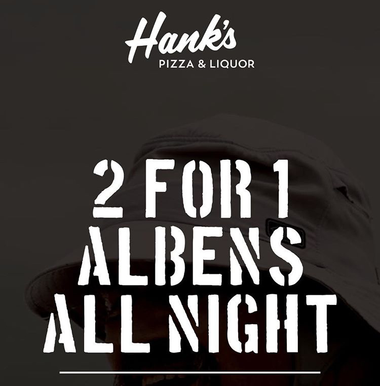 Hanks Pizza, Twosdays, cider, tropical, pizza, music, Bali, Seminyak