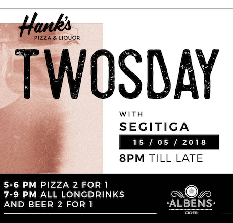 hanks pizza, twosdays, cider, Bali, Indonesia, tropical, party