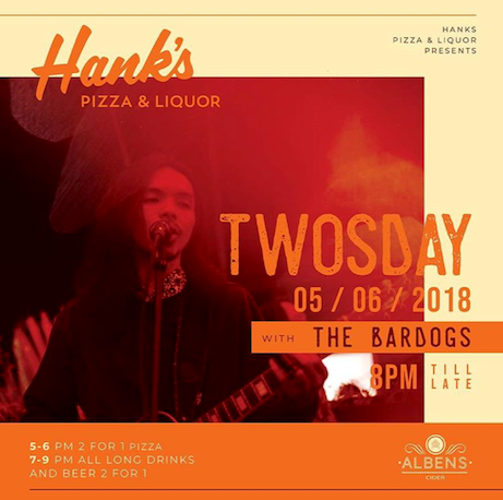 Twosdays, Indonesia, tropical, party, pizza, Seminyak, 2 for 1